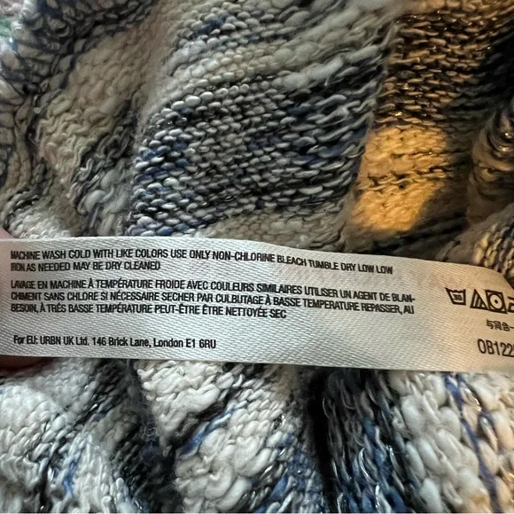 Free People Striped Morning Tides Jumpsuit size Large - Picture 10 of 11